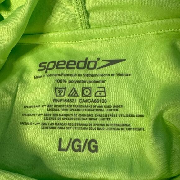NWT Speedo Youth Hooded Rashguard / Swim Shirt (Large) - Picture 3 of 7
